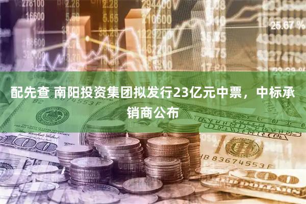 配先查 南阳投资集团拟发行23亿元中票，中标承销商公布
