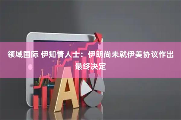领域国际 伊知情人士：伊朗尚未就伊美协议作出最终决定