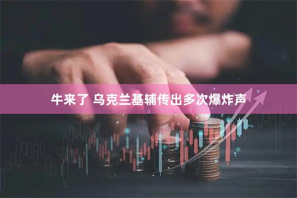 牛来了 乌克兰基辅传出多次爆炸声